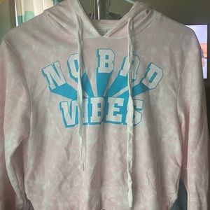 Tie dye cropped sweater